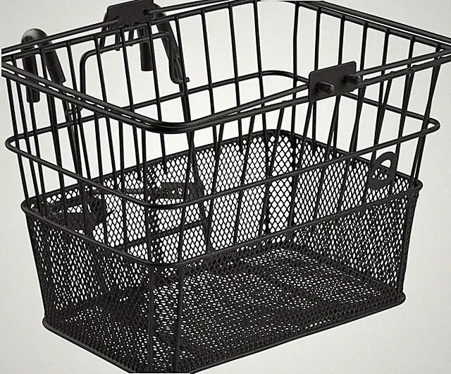 Apollo Detachable Front Bike Basket - Lightweight Steel, 15 lbs Capacity