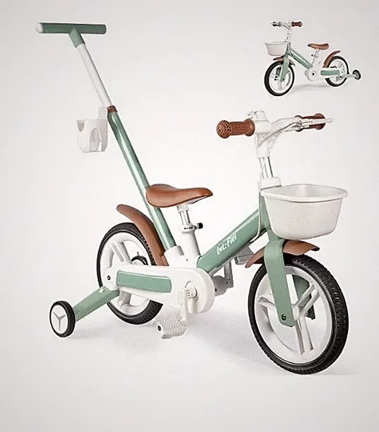Balance Bike for Toddlers 2-4 with Training Wheels, Kids Tricycle for 3 4 5 Kid