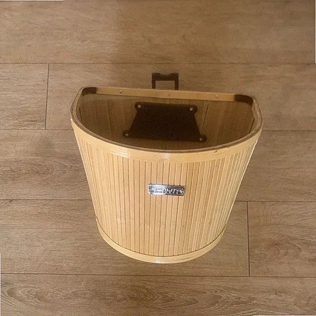 Bike basket Sunlite Bamboo QR Basket Sunlt Ft Bamboo Qr W/bracket