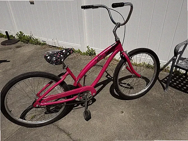 Hello Kitty Bike Beach Cruiser SANRIO Bicycle Pink W/ Basket