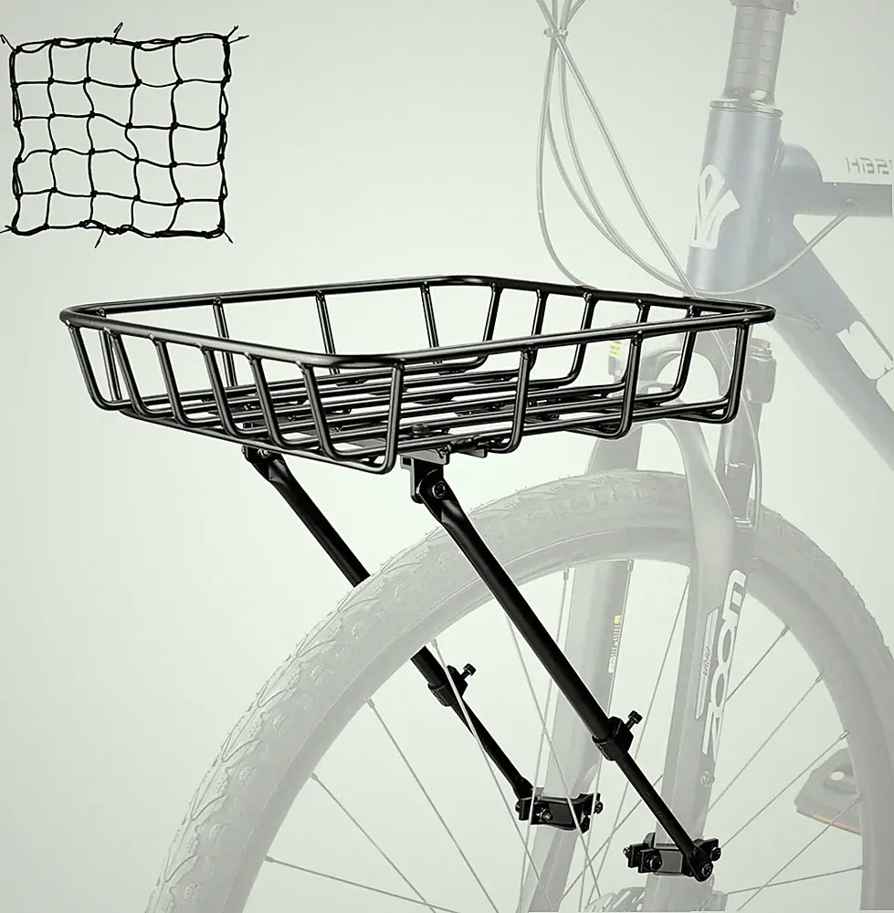 Large-Capacity Universal Bicycle Front Basket - Adjustable & Lightweight Alloy C