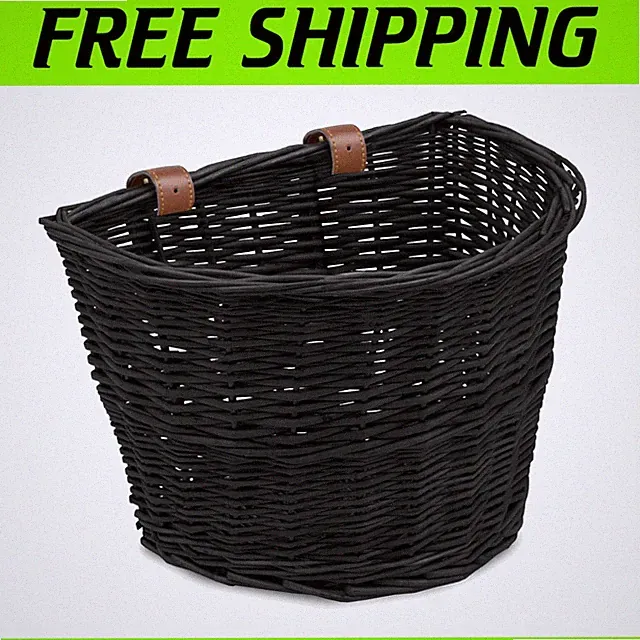 Stylish Front Bike Basket - Fits Most Bikes