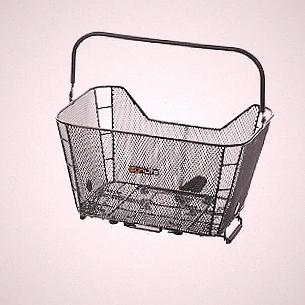 Sunlite Bicycle Rack Mount Mesh Basket with Quick Release Commuter Hybrid Bike