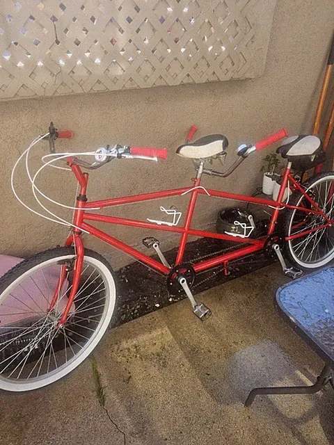 Tandem Bicycle Almost All New Everything Reconditioned By A Reputable Bike Shop