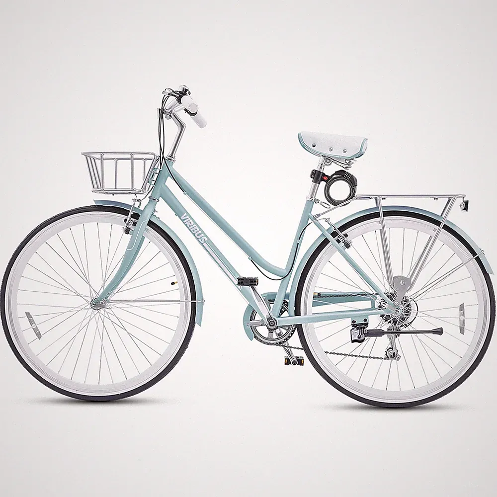 Basket Hybrid Bike